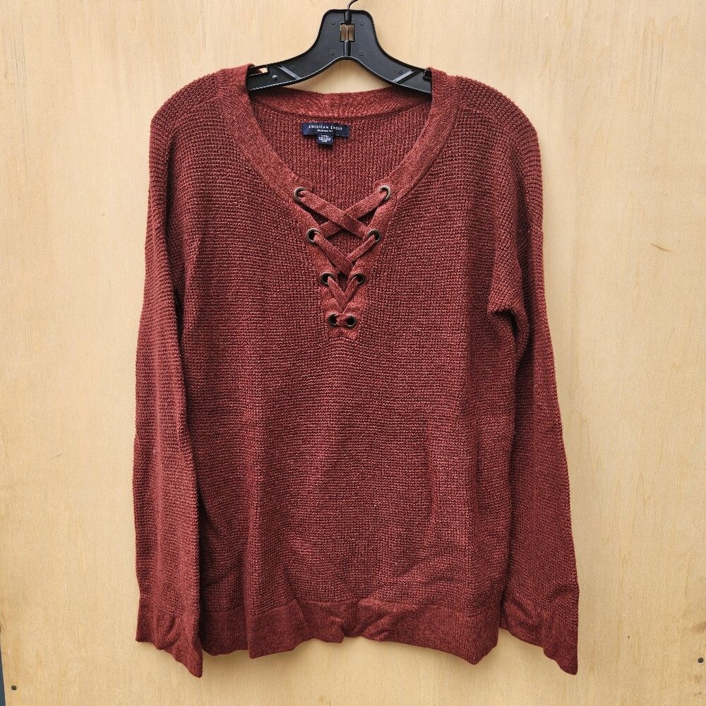 American Eagle Thermal Jegging Fit Long Sleeve Top - Size Small